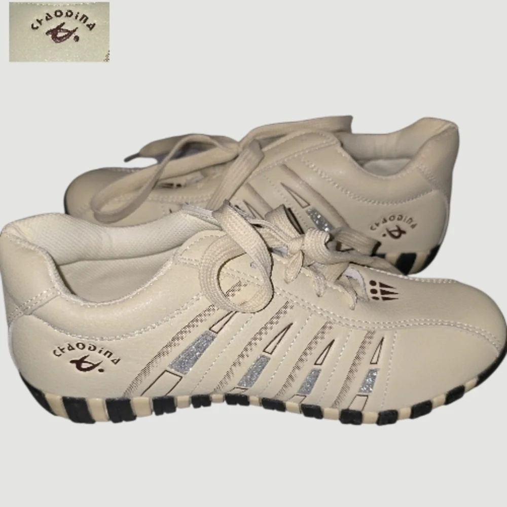 Source Unknown Cream Athletic Shoes - Picture 4 of 9